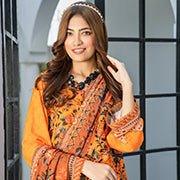 Digital Printed Linen 3 Piece Unstitched VOL-1 Winter Collection 2024 - Jacquard Clothing