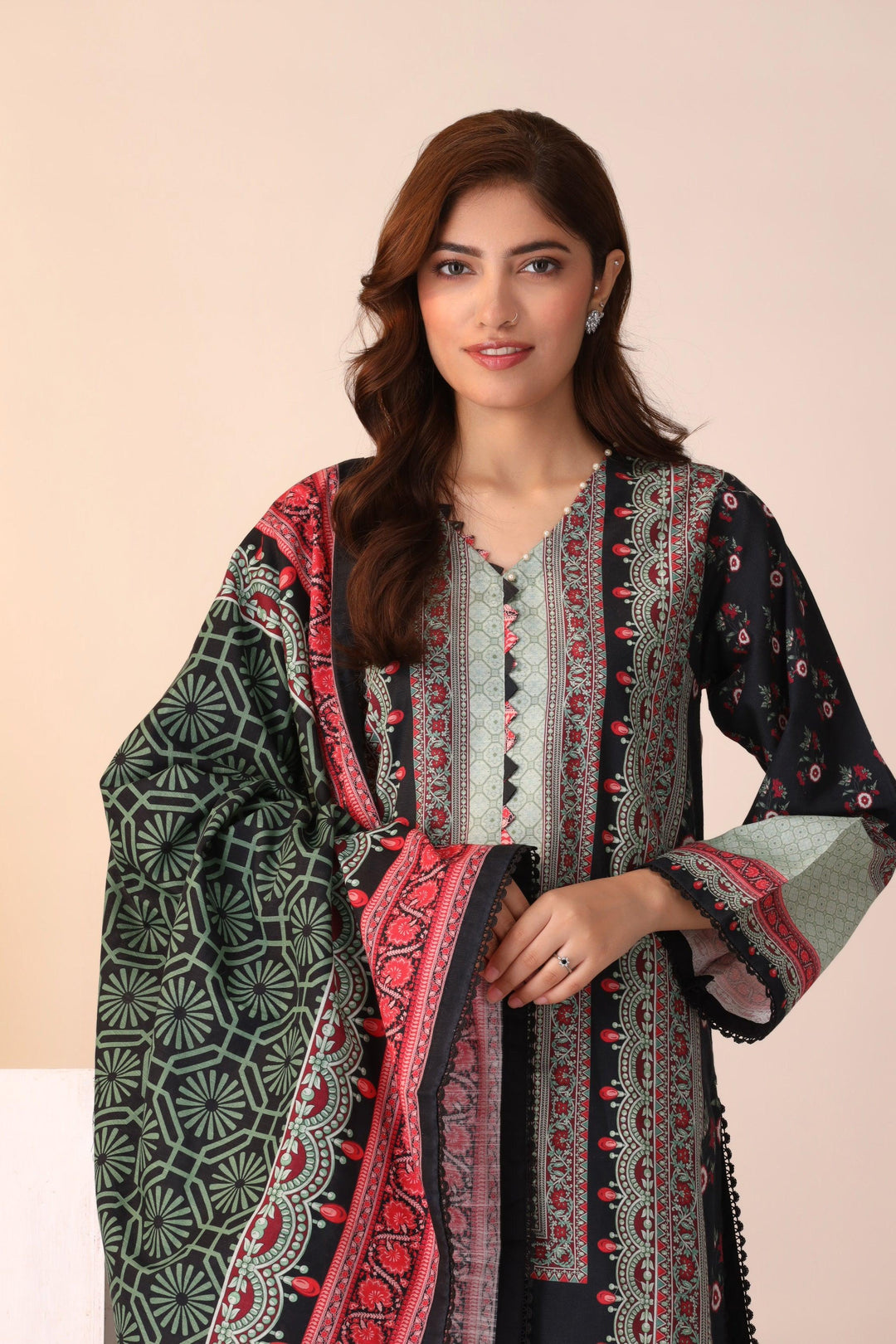 VOL-5 Unstitched 3 Piece Digital Printed Khaddar Winter 2024 Collection - Jacquard Clothing