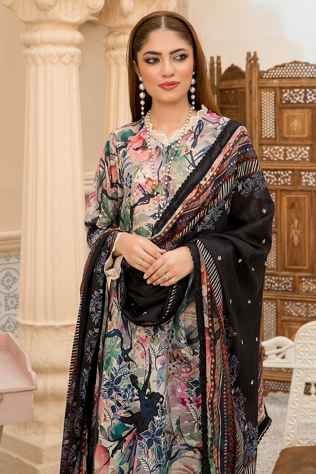 New Arrivals digital printed lawn 3piece unstitched suits by jacquard clothing