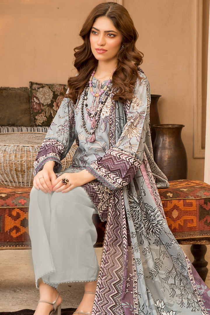 New Arrivals digital printed lawn 3piece unstitched suits by jacquard clothing