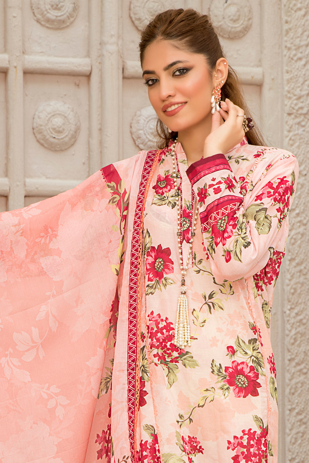 New Arrivals digital printed lawn 3piece unstitched suits by jacquard clothing