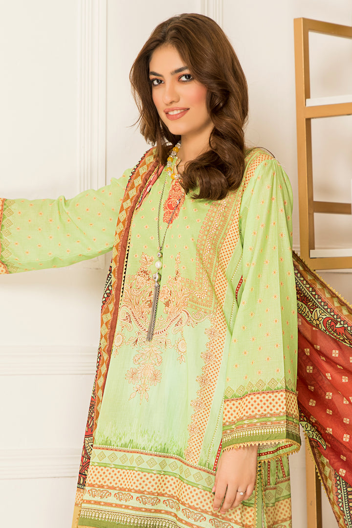 New Arrivals digital printed lawn 3piece unstitched suits by jacquard clothing 