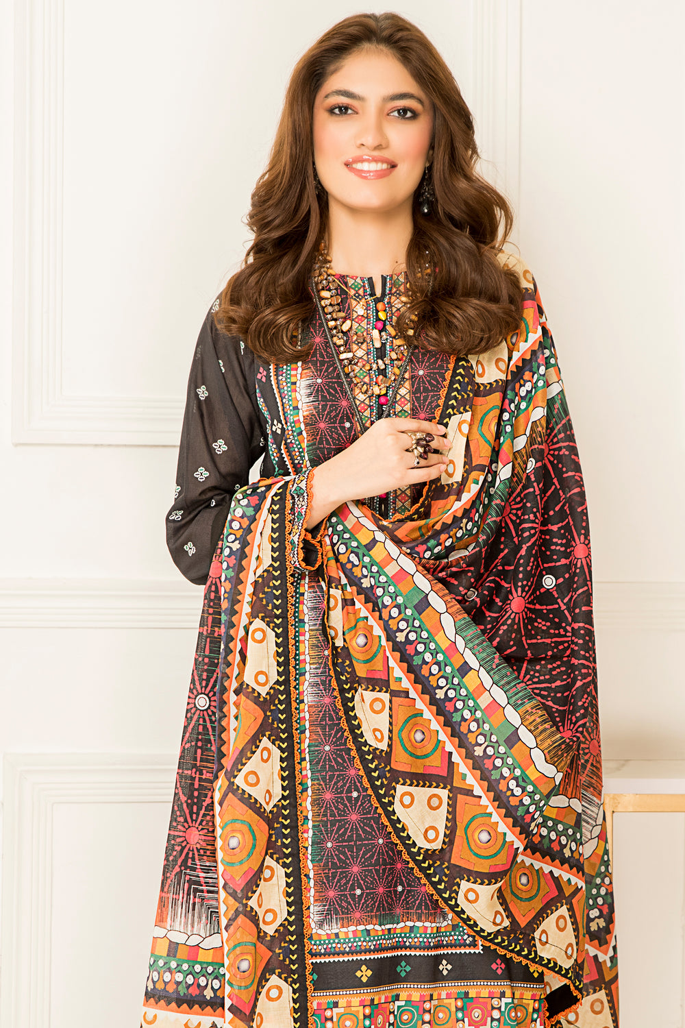 New Arrivals digital printed lawn 3piece unstitched suits by jacquard clothing 