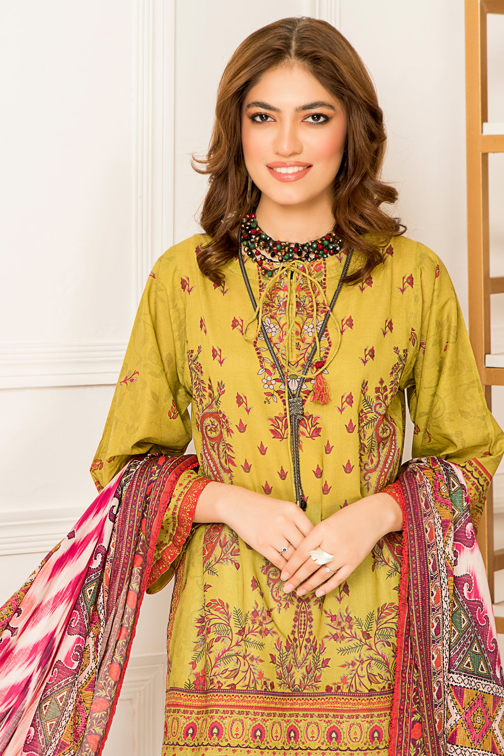 New Arrivals digital printed lawn 3piece unstitched suits by jacquard clothing 