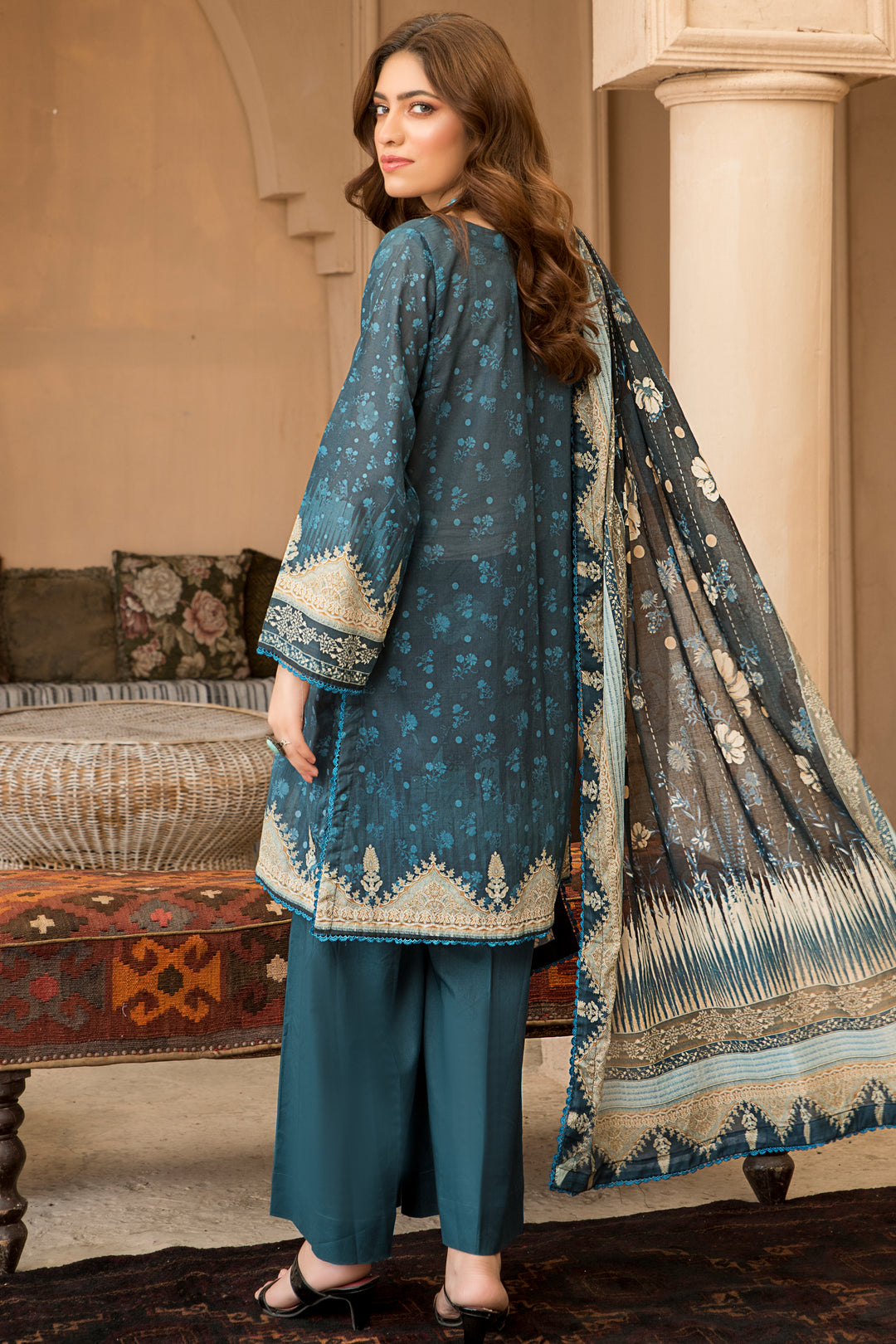 New Arrivals digital printed lawn 3piece unstitched suits by jacquard clothing