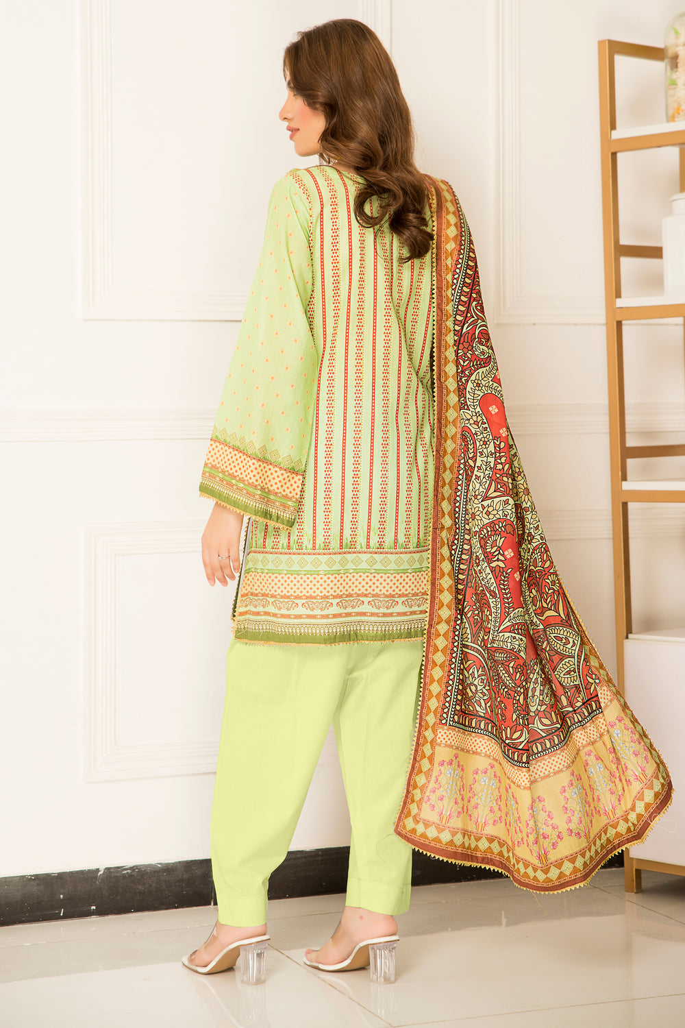 New Arrivals digital printed lawn 3piece unstitched suits by jacquard clothing 