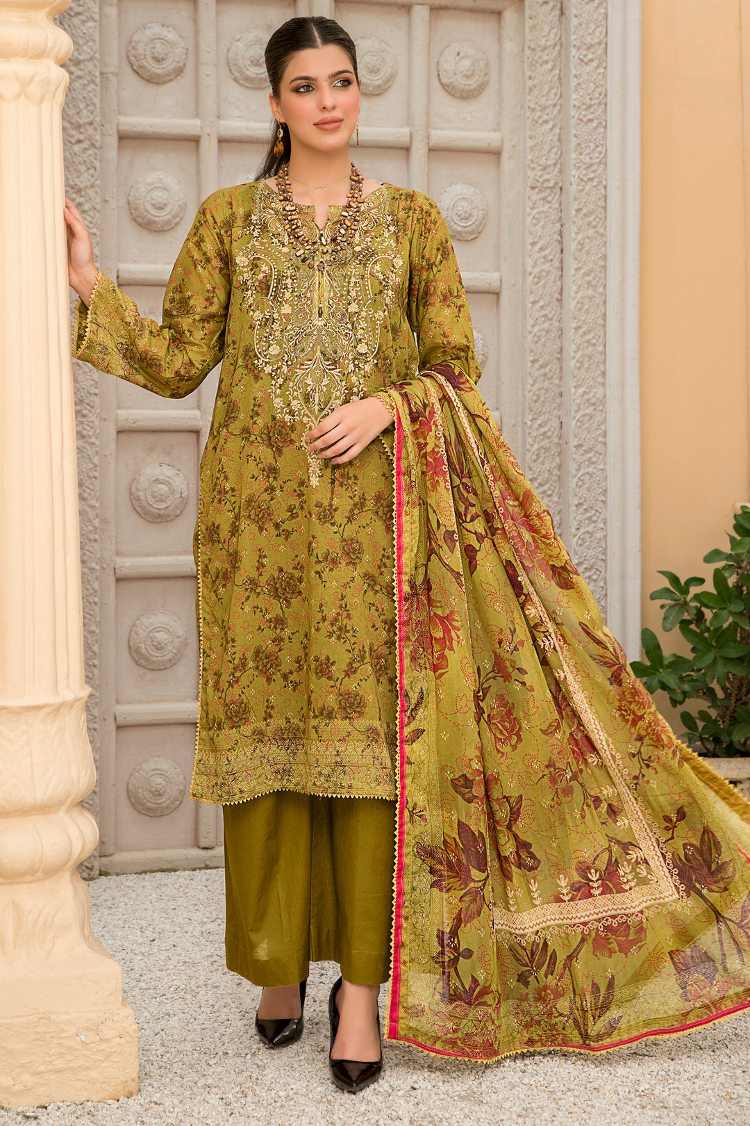 New Arrivals digital printed lawn 3piece unstitched suits by jacquard clothing