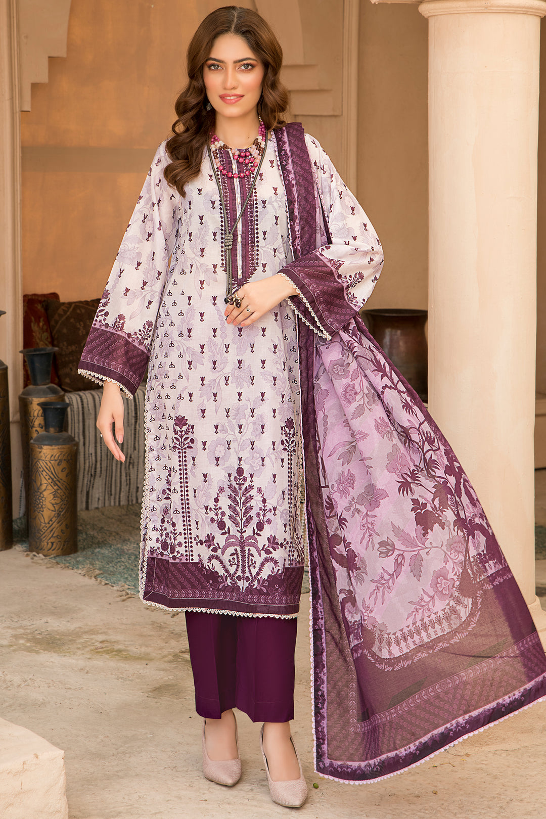 New Arrivals digital printed lawn 3piece unstitched suits by jacquard clothing