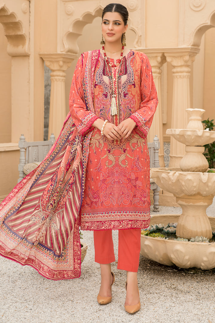 New Arrivals digital printed lawn 3piece unstitched suits by jacquard clothing