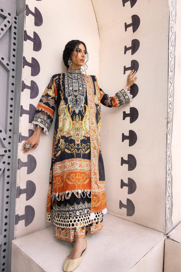 ZETA Unstitched 3 Piece Lawn - Jacquard Clothing