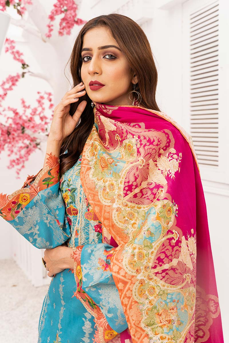 Unstitched /Jacquard Lawn / FEROZEH – Jacquard Clothing